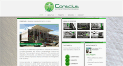 Desktop Screenshot of conscius.co.za